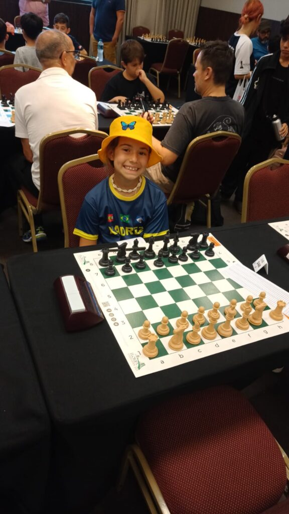 O Campeão do Floripa Chess Open 2023, GM Alan Pichot. A partida