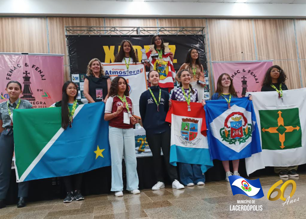 ENXADRISTAS DE LACERDÓPOLIS PRESENTES NO CAMPEONATO BRASILEIRO DE XADREZ -  MUNICÍPIO DE LACERDÓPOLIS