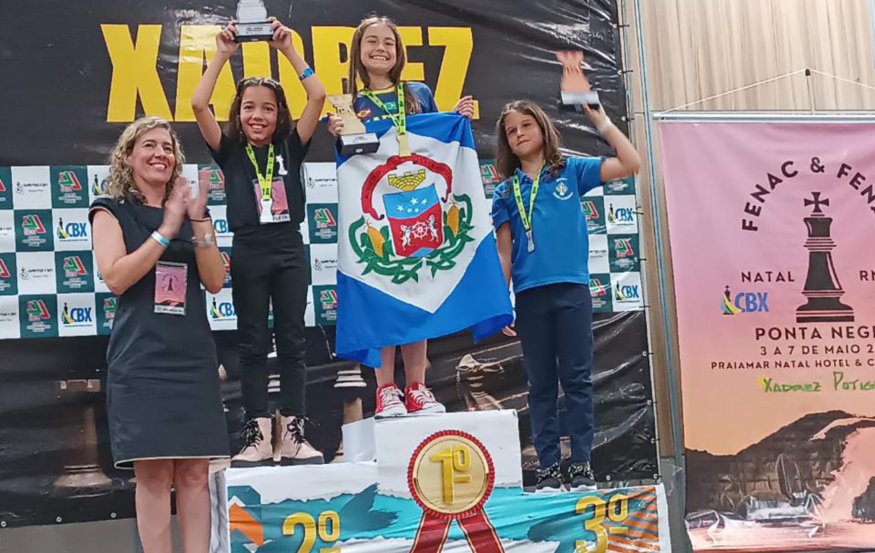 ENXADRISTAS DE LACERDÓPOLIS PRESENTES NO CAMPEONATO BRASILEIRO DE XADREZ -  MUNICÍPIO DE LACERDÓPOLIS